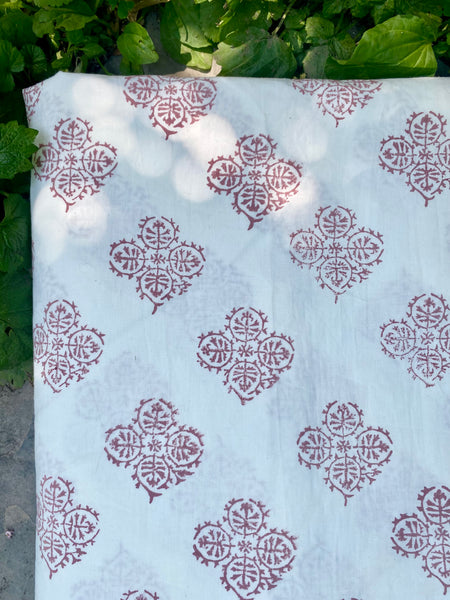 Suzani Flower<br>Colour Rose Clay <br> Sheets & Cases