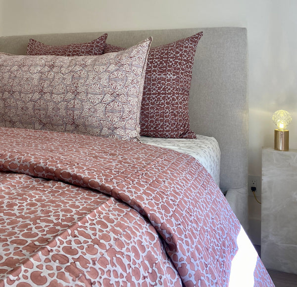 Grand Suzani <br>Rose Clay/Aura<br>Duvet Covers & Shams