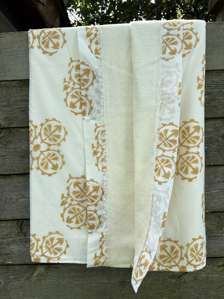 Suzani Flower Large<br>Colour Rattan <br> Towel