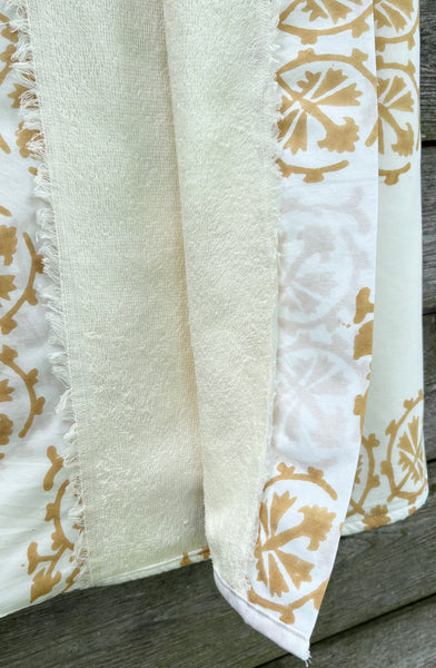 Suzani Flower Large<br>Colour Rattan <br> Towel