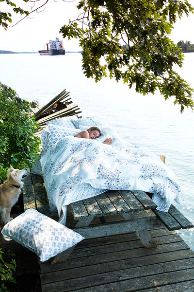 Haru <br>Indigo<br>Duvet Covers & Envelope Shams