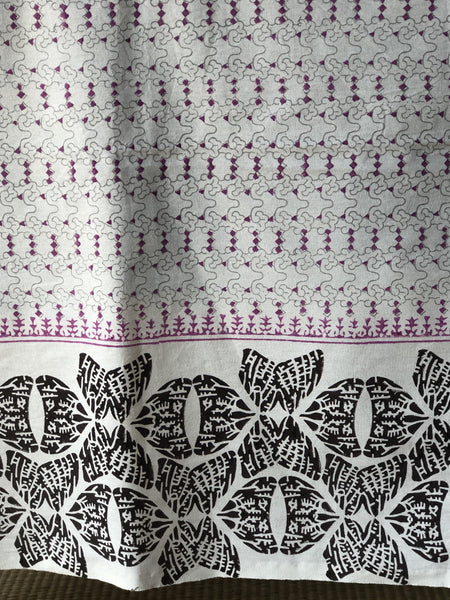 Tahlequah Tablecloth <br>Coffee Bean-Rose-Smoke Grey