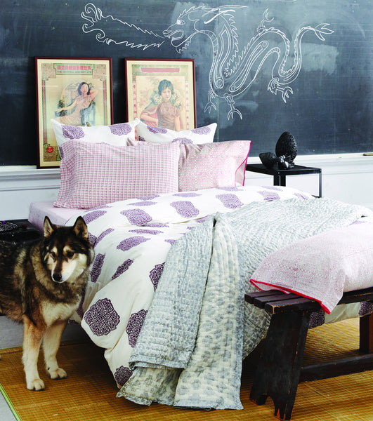 Tiger Butterfly<br>Colour Prune<br>Duvet Cover