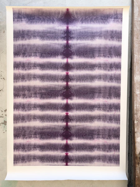Shibori Wallpaper <br> Purple Sky