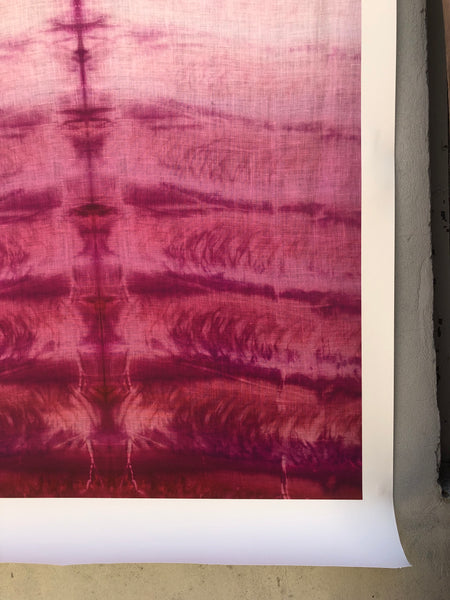 Shibori Wallpaper <br>  Pink Moon