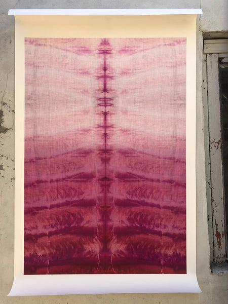 Shibori Wallpaper <br>  Pink Moon